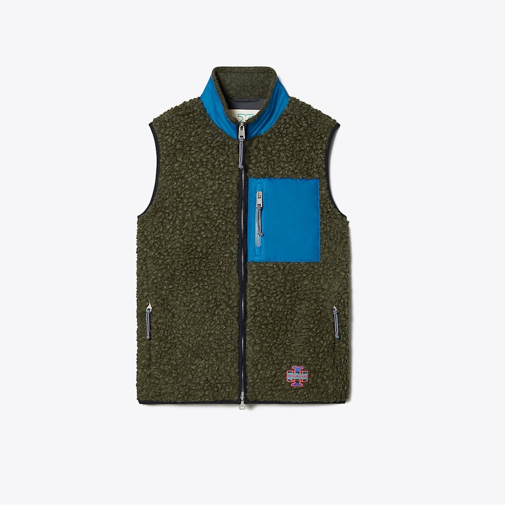 Tory Burch sport fleece Vest